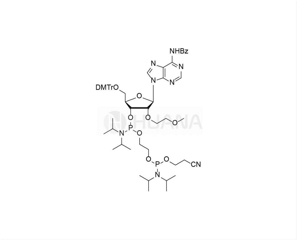 DMTr-2'-O-MOE-rA(Bz)-3'- ((2-κυανοεθόξυ) ((διαϊσοπροπυλαμινο) φωσφοραμιδίτη) - αιθυλο-διαϊσοπροπυλοφωσφοραμιδίτη