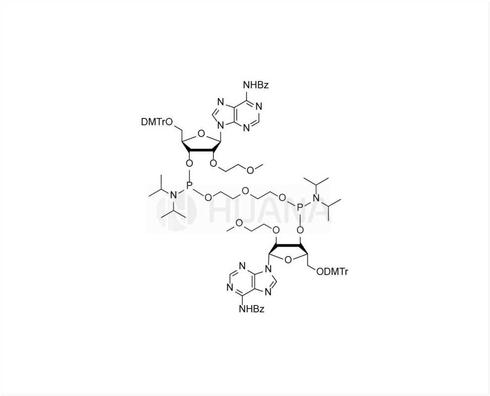 di ((5'-O-DMTr-2'-O-MOE-rA(Bz)-3'-οξυ) - ((οξυβίδιο ((αιθάνιο-1,2-διόλιο)) -bis ((διοπροπυλοφωσφοραμιδίτη)